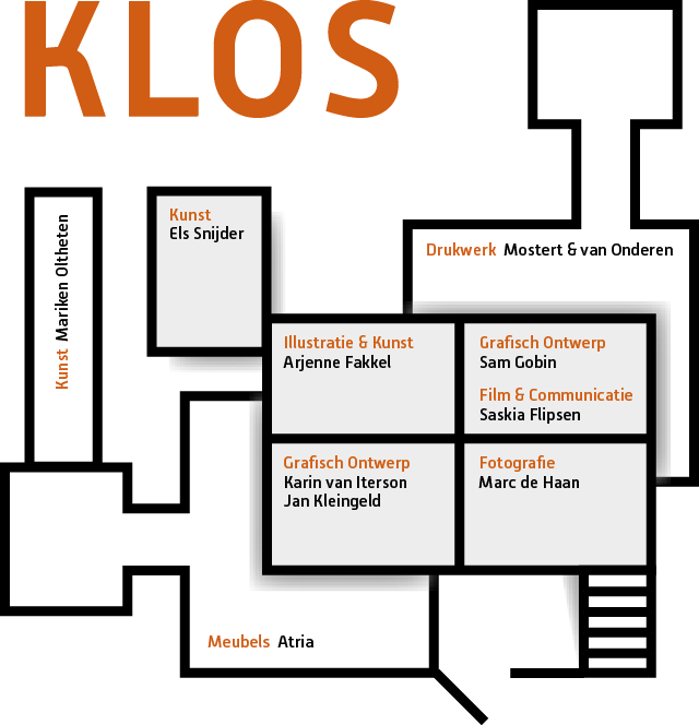 plattegrond KLOS